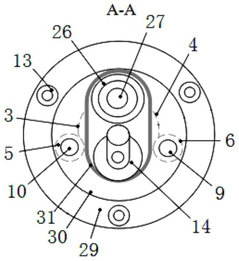 Helicopter coaxial double-rotor wing two-rotation three-movement parallel driving device