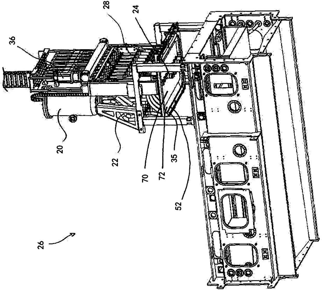 Device for filling packaging, in particular bottles or cups, with liquid to pasty food and beverages