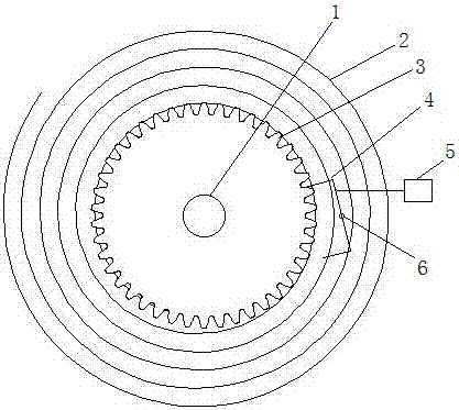 Vortex spring energy storage power device