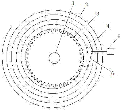 Vortex spring energy storage power device