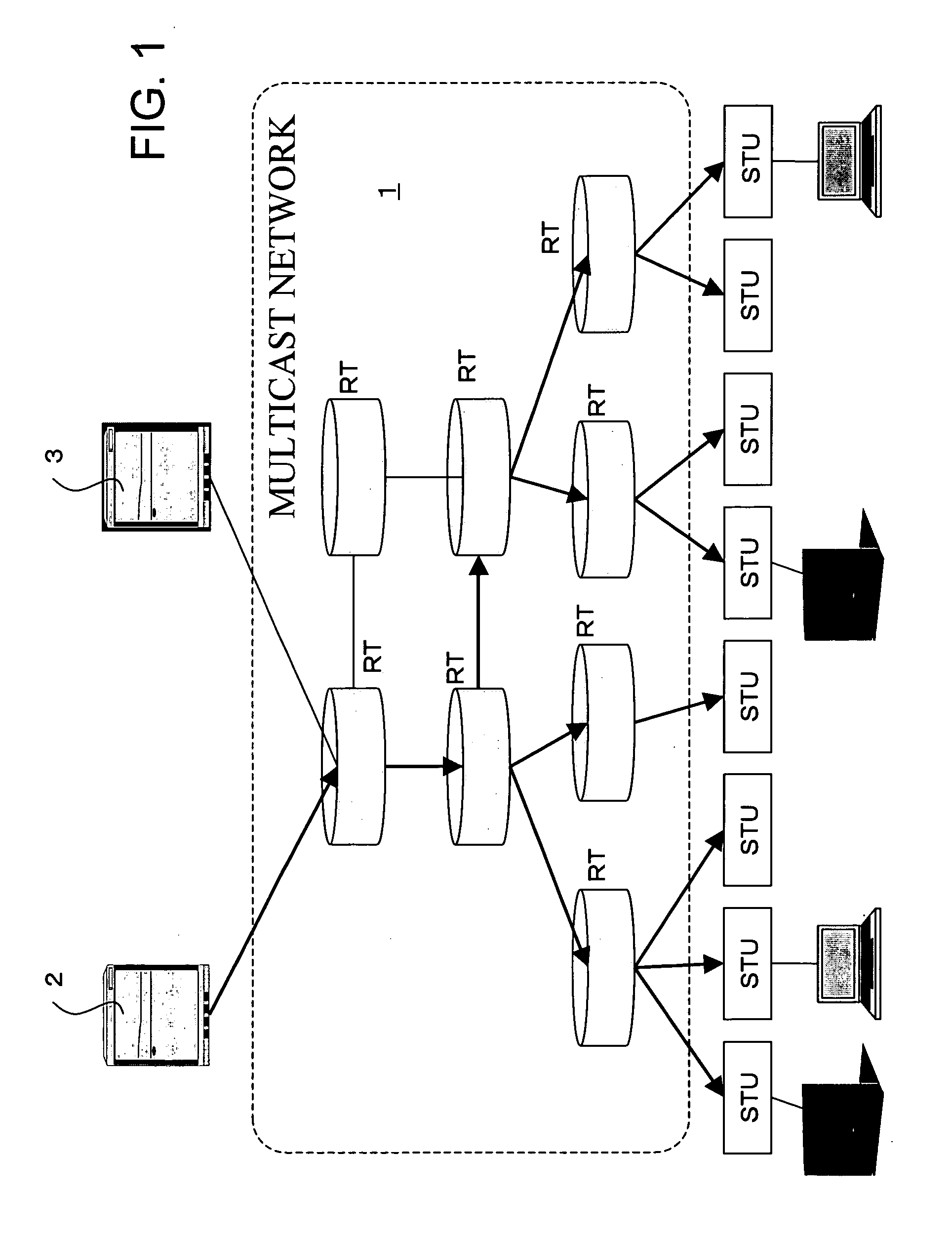 Multicast network monitoring method and multicast network system to which the method is applied