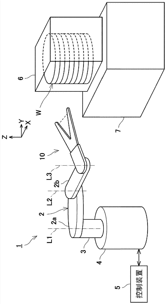 Teaching method for robot and robot