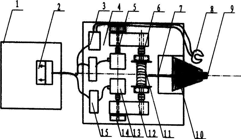 Stepless speed regulating well repairing device