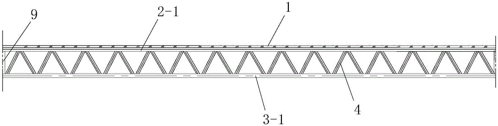 Assembly type rectangular concrete-filled steel tube composite truss girder bridge and construction method thereof