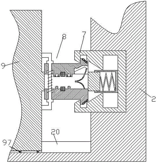 Novel type electric power component locking apparatus for electric cabinet