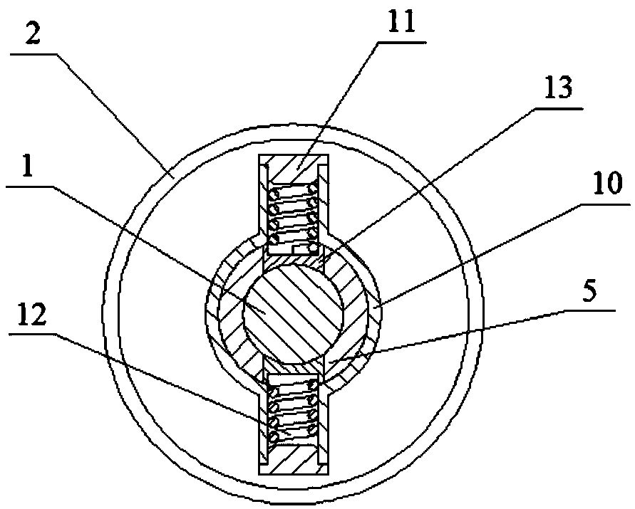 Spring parallel connection variable-stiffness friction-adjustable buffer