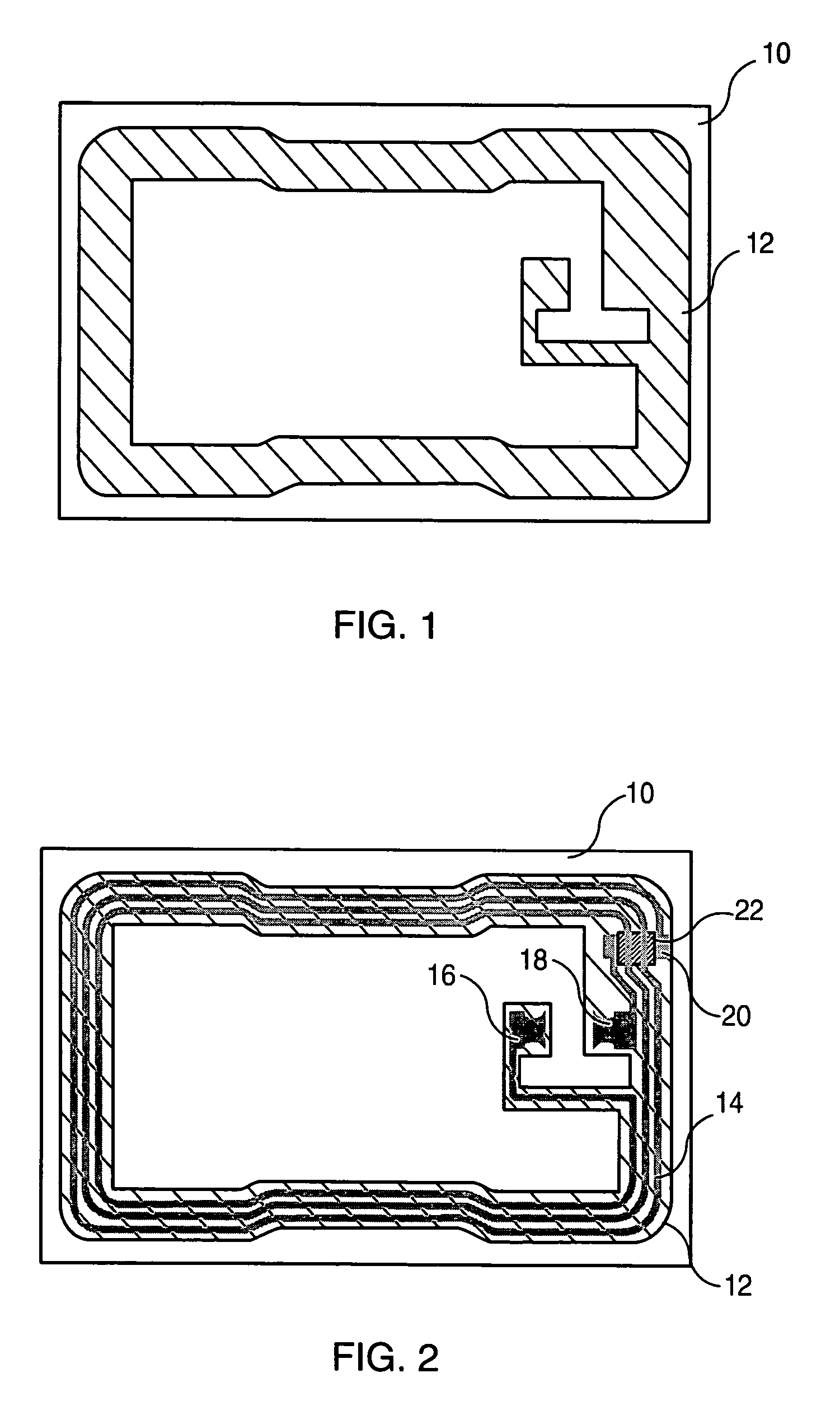 Method for making a smart card antenna on a thermoplastic support and resulting smartcard
