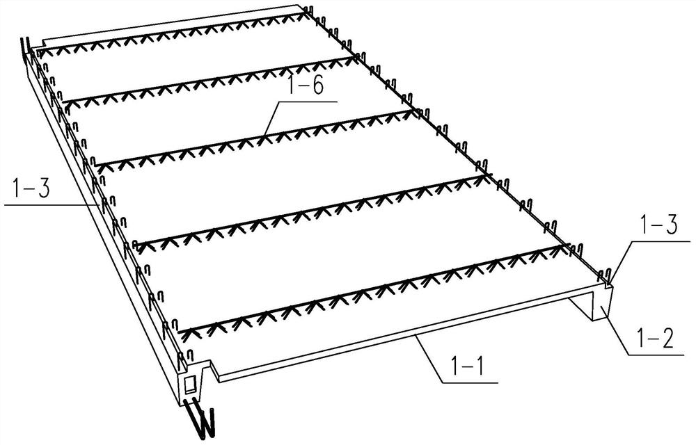 Beam-slab integrated precast concrete structure and construction method