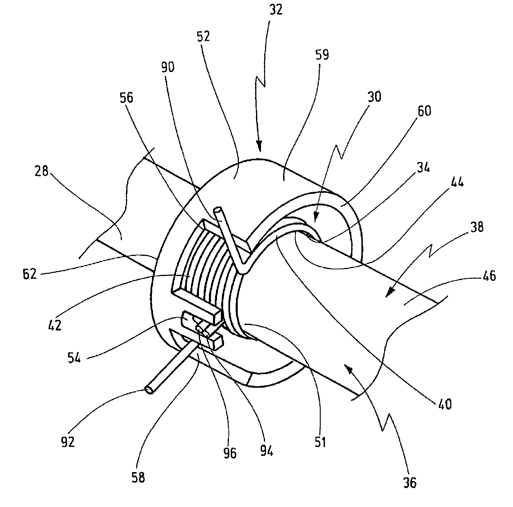 Shaft rotating device