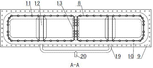 Heat exchanger for semicoke residual heat utilization