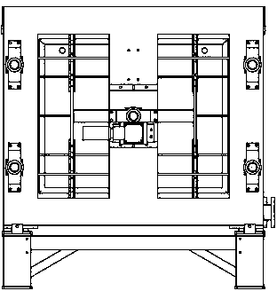Connection rod mould locking mechanism