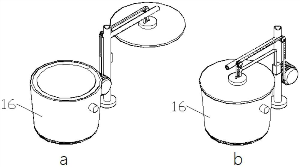 Ladle capping device and ladle capping method