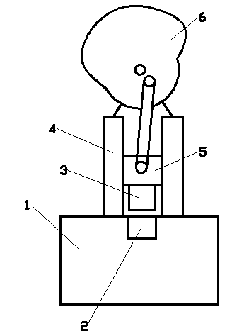 Large nonmetal powder forming device