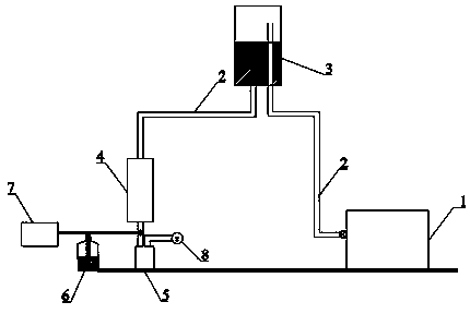 Device and method for one-dimensional microbial grouting reinforcement silt test