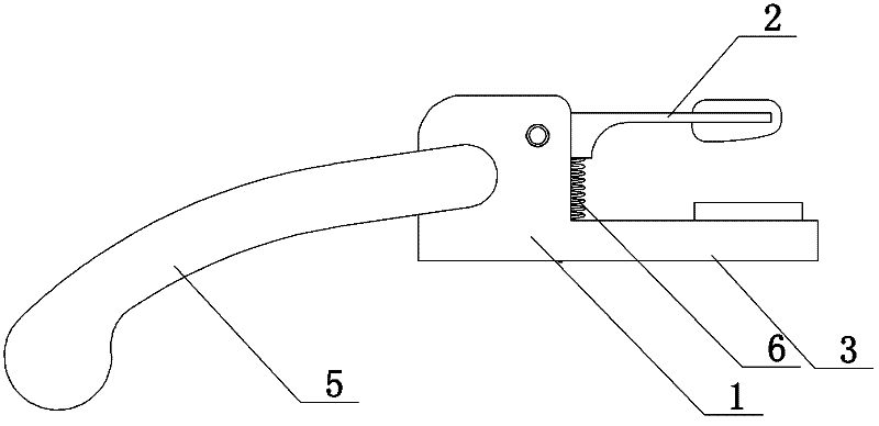 A clip-type commodity anti-theft device applied to the electronic commodity anti-theft industry