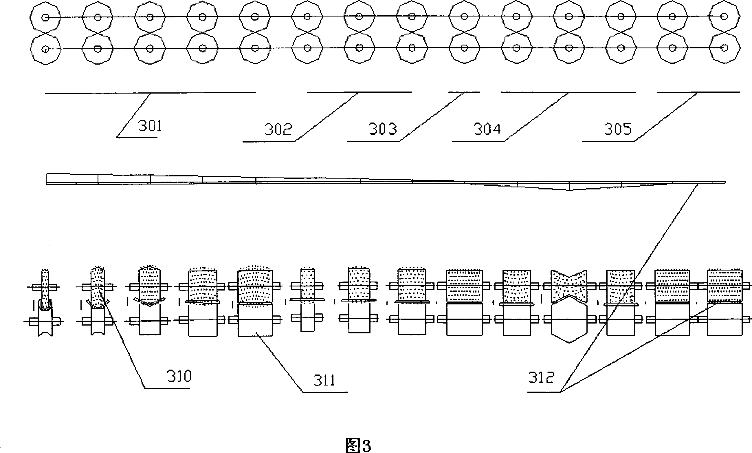 Step for flattening arc-shaped bamboo remaining bamboo outer and inner surface layer, flattening method using the same step and flattening device