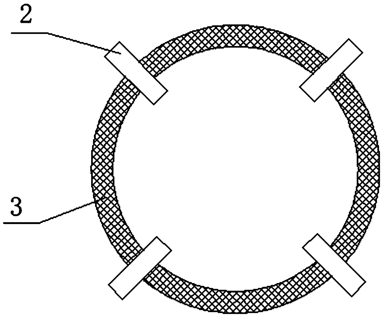 Environment-friendly vehicle-mounted exhaust treatment device