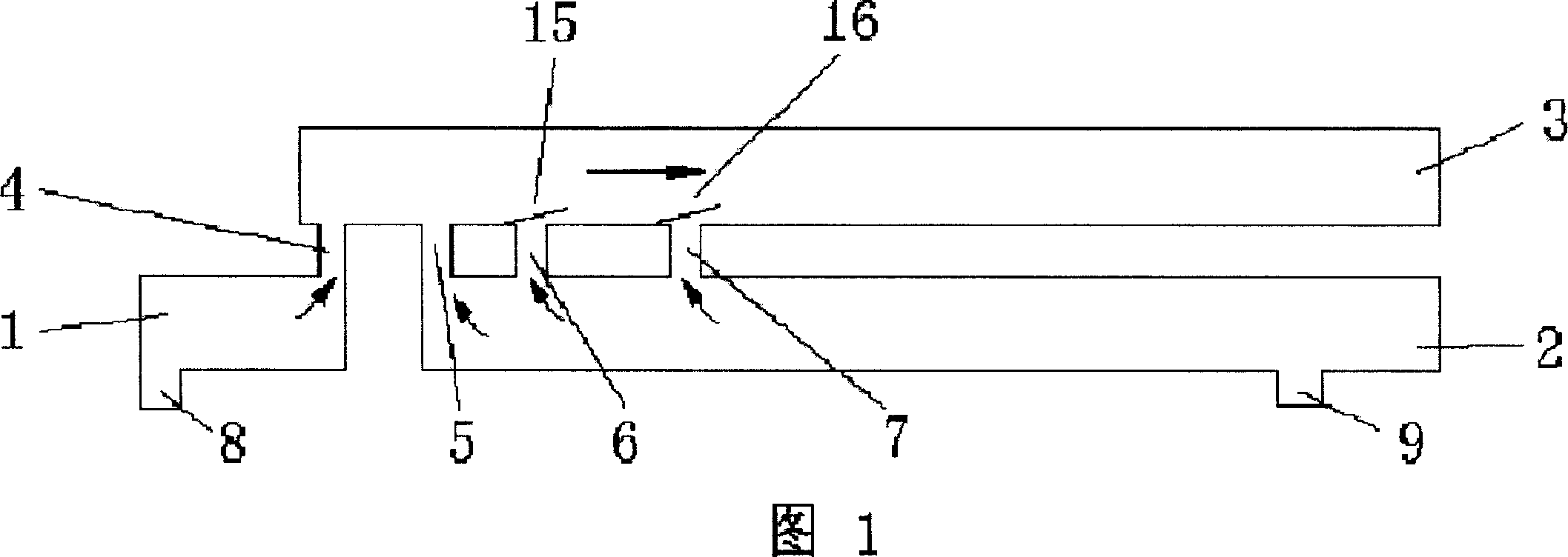 A seam-type air-flow lead-jetting device
