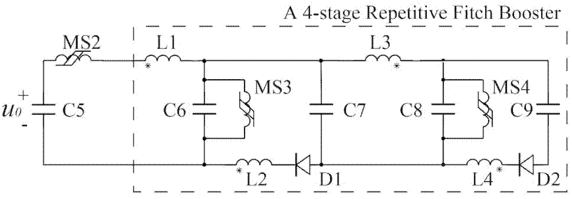 Repetition frequency compact pulse multiplier based on Fitch circuit