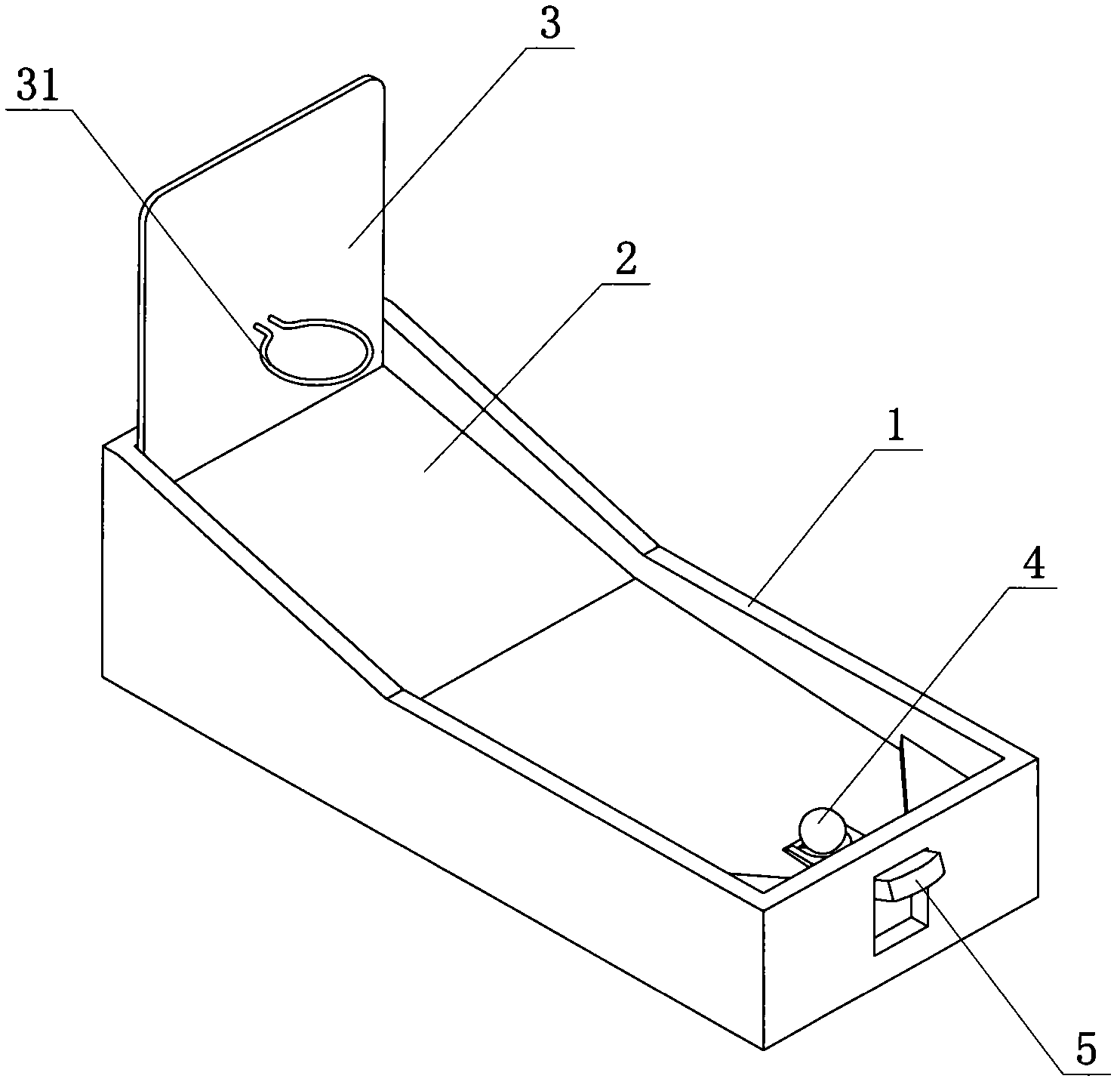 Table shooting game device