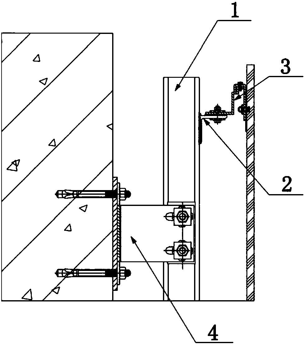 Installation system shared by ceramic plates and ceramic sheets