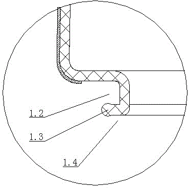 Method for assembling heating explosion proof kettle