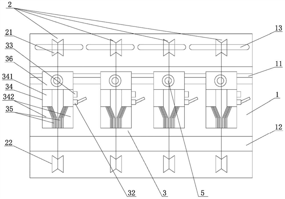 Enameled wire paint film damage online detection device and detection method