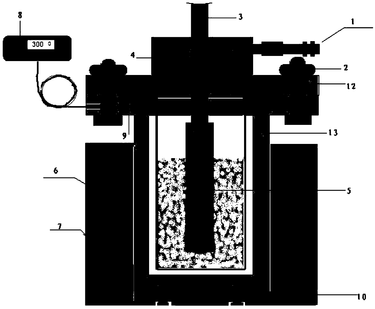 Simple underground cement setting time point measuring device