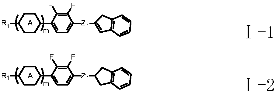 Indene-ring-containing compound and liquid crystal medium