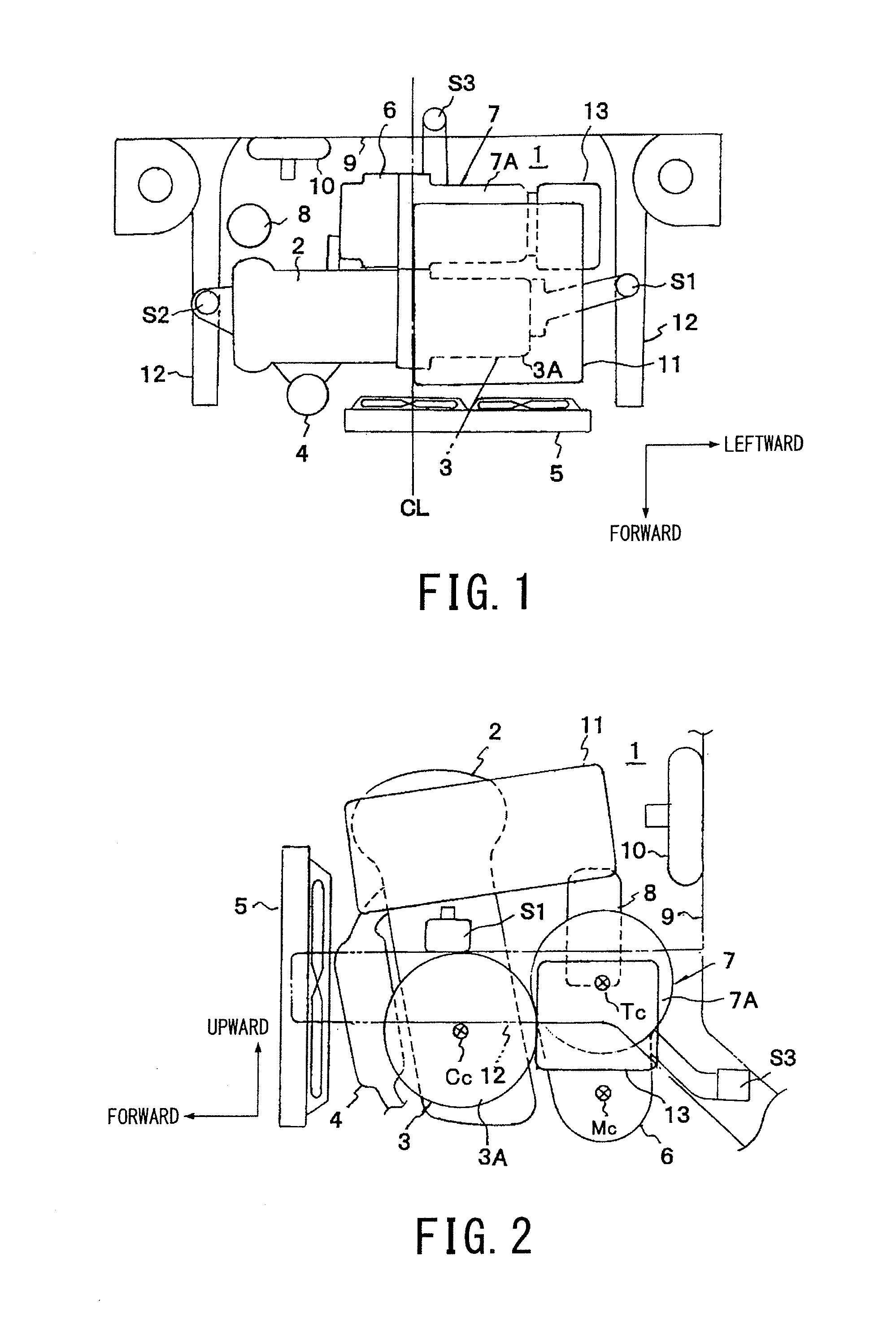 Arrangement structure for air-conditioning compressor in hybrid electric vehicle