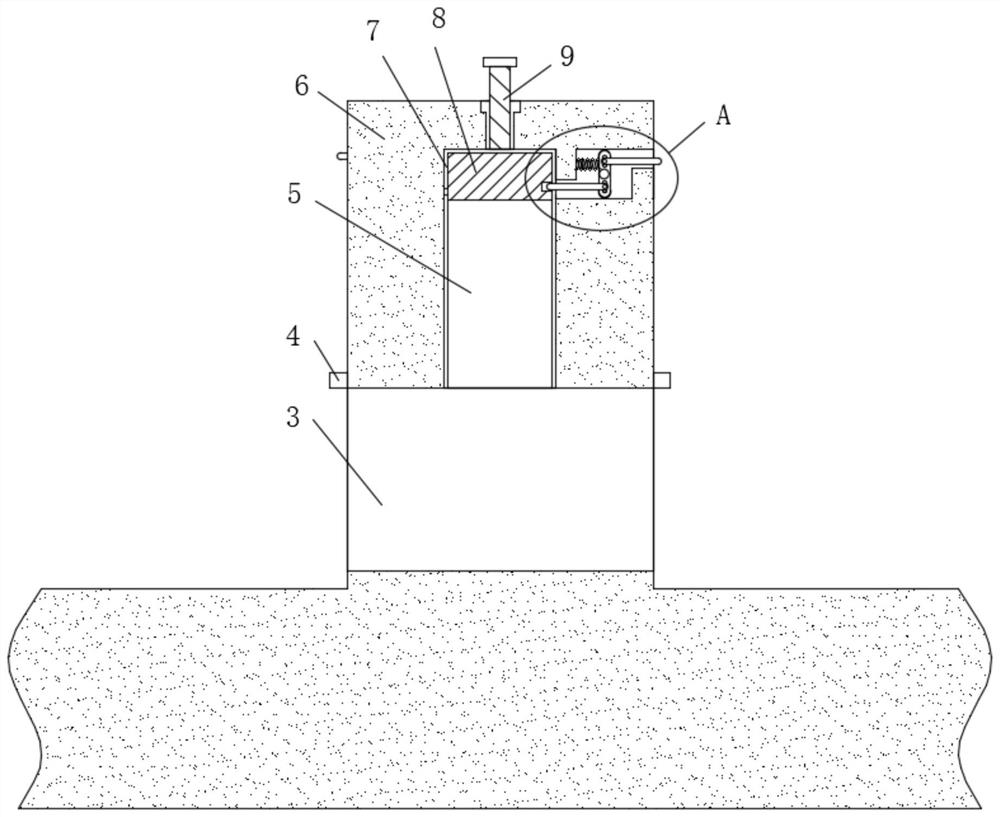 Light anti-seismic floor slab connecting joint and using method thereof