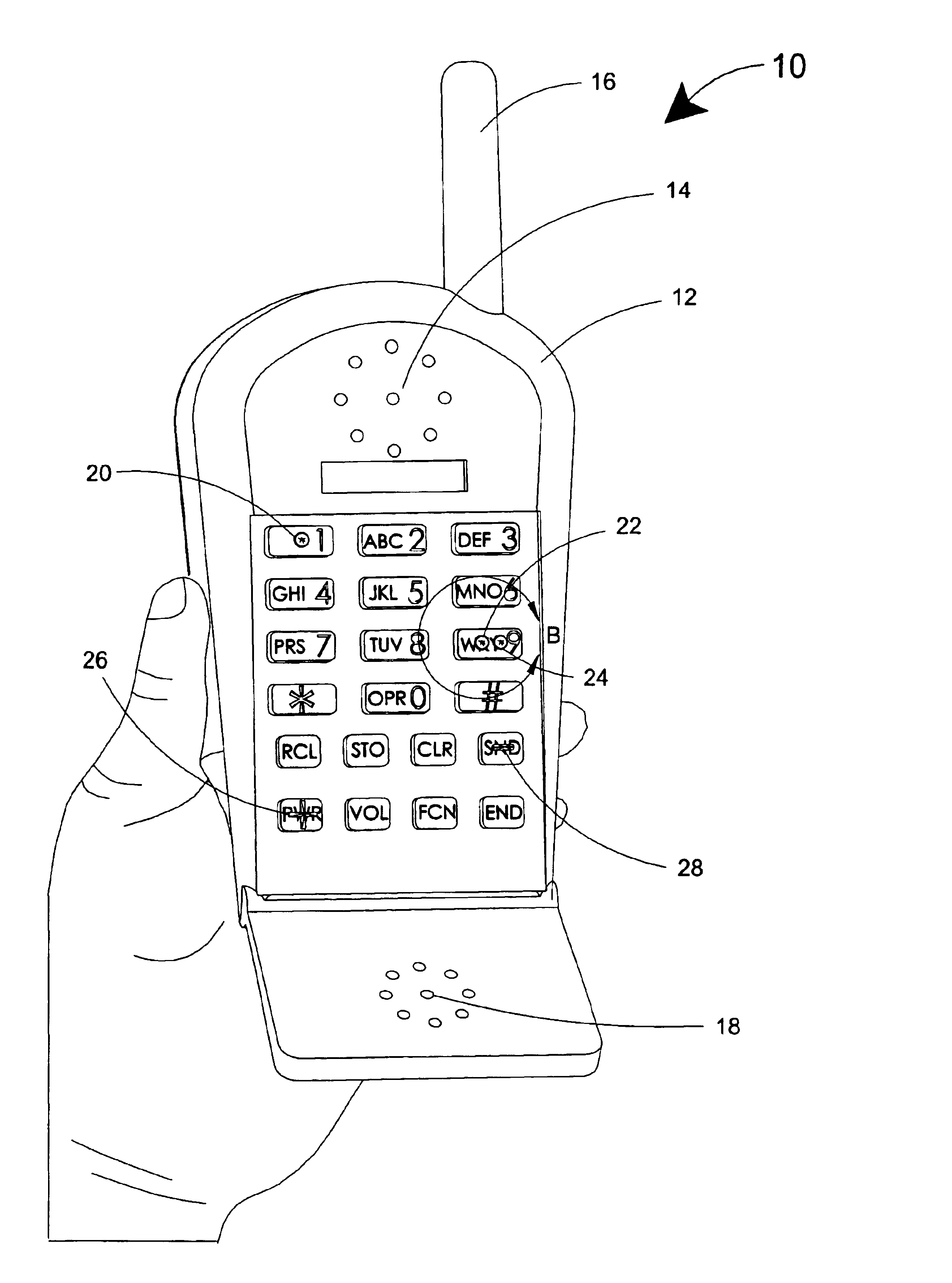 Telephone adapted for emergency dialing by touch