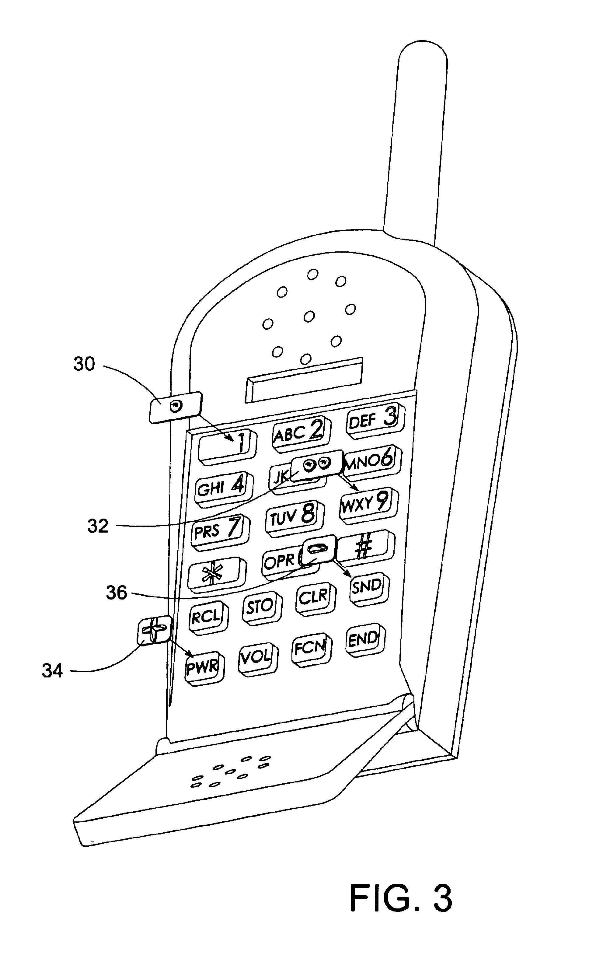 Telephone adapted for emergency dialing by touch
