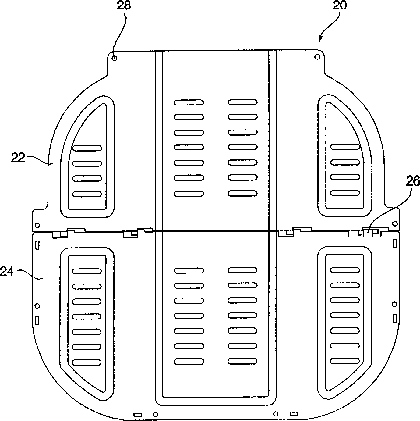 Antimouse hood for washing machine