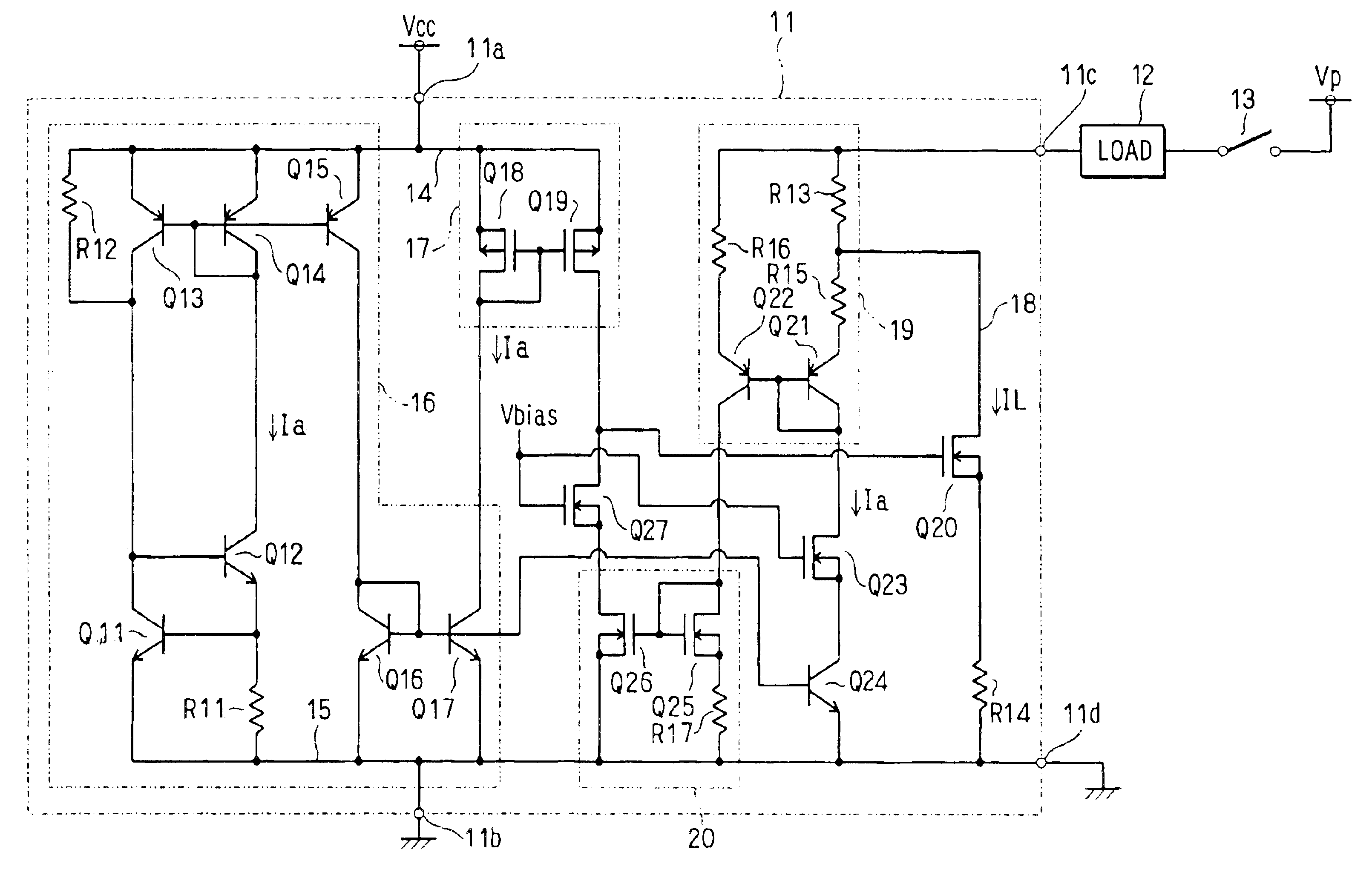 Constant current supply device