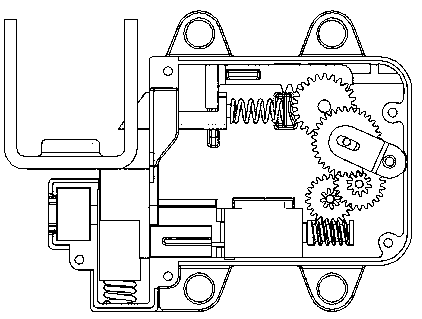 Self-locking type battery lockset