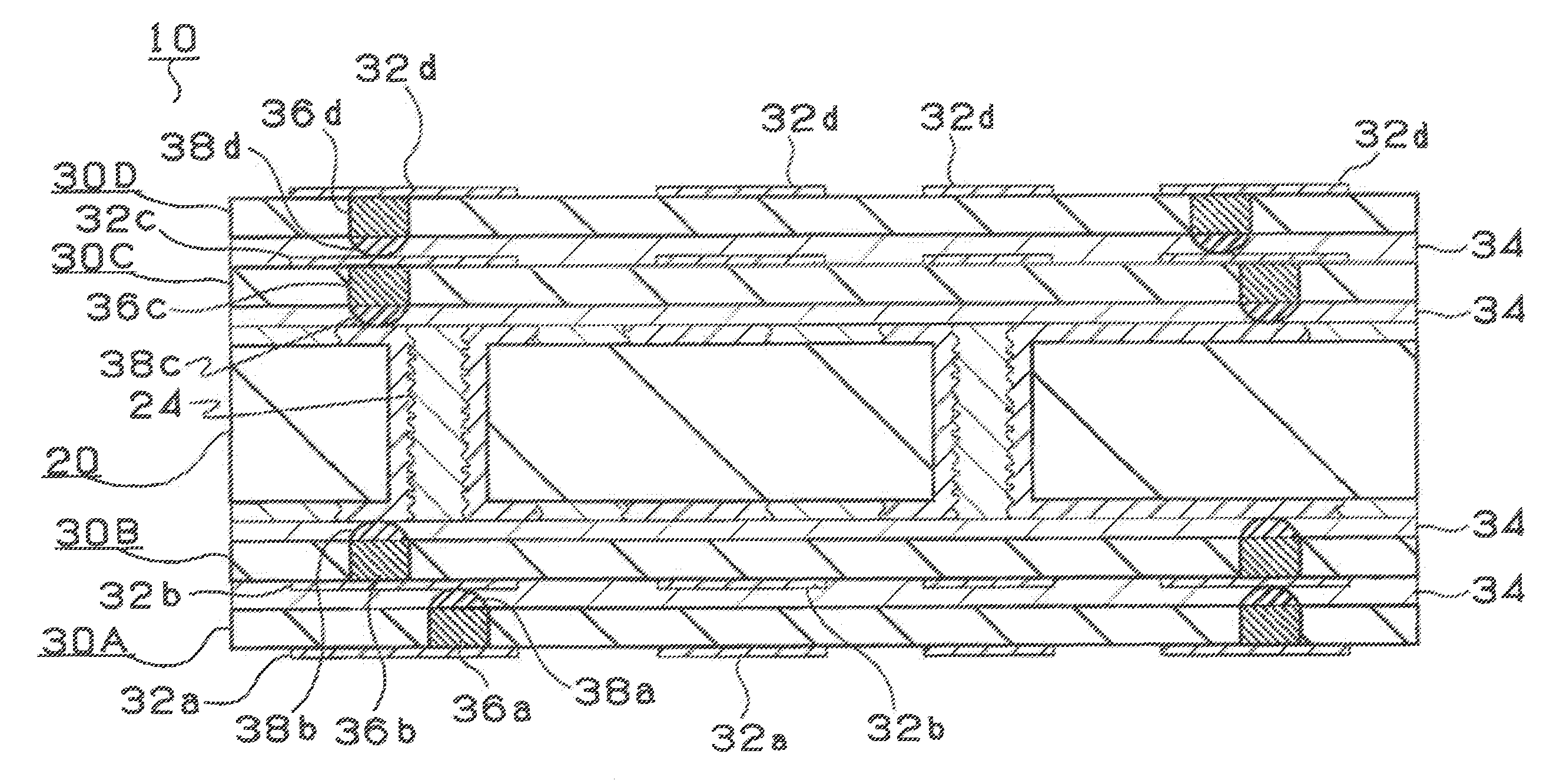 Method for manufacturing single sided substrate