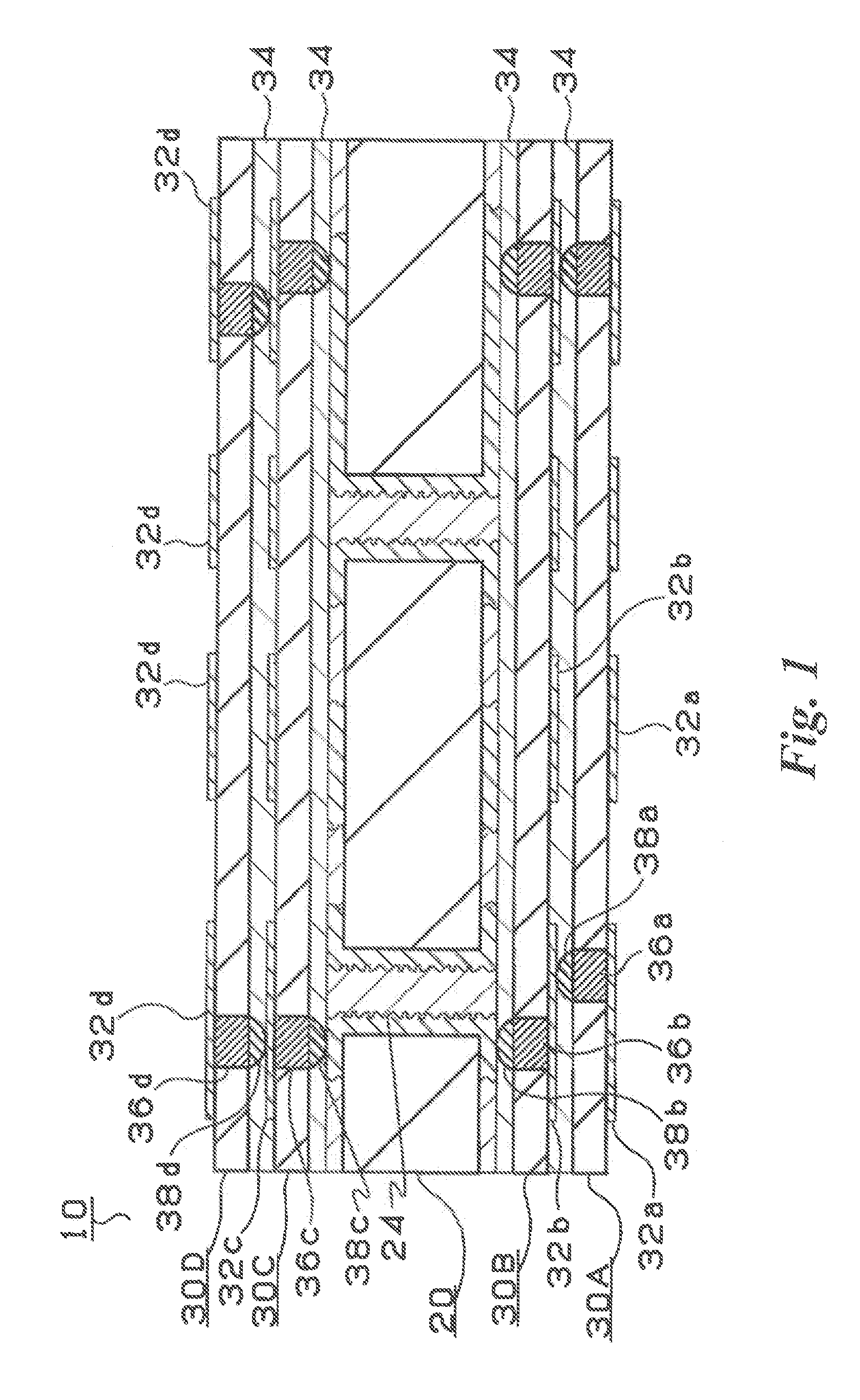 Method for manufacturing single sided substrate