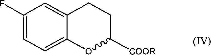 Improvement method for preparing 6-fluorin-3,4-dihydro-2H-1-benzopyranyl-2-epoxy ethane