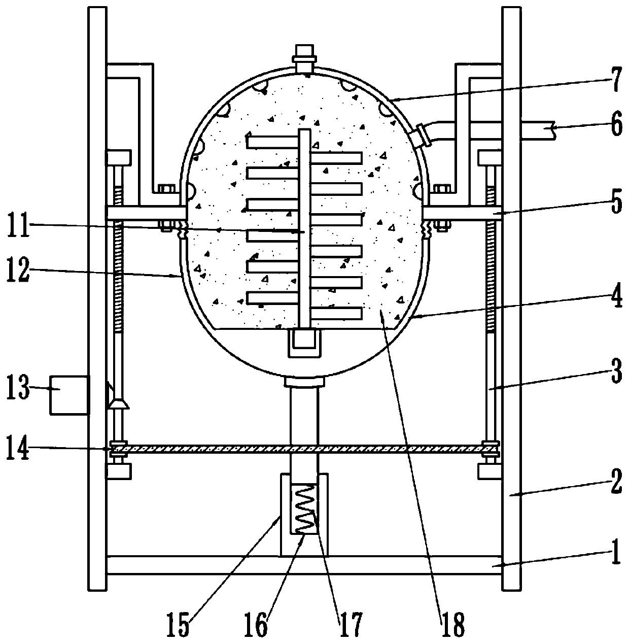 Multi-position adjustable flue gas purification environmental-protection equipment