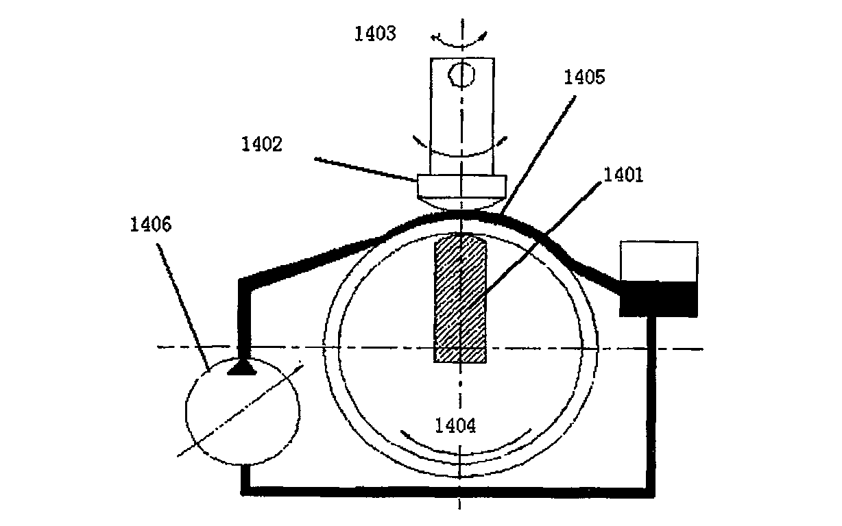 Magnetorheological finishing device for super large caliber aspheric surface optical part