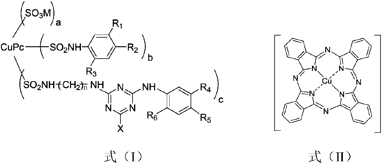 High-light-fastness emerald pyridone reactive dye compound and preparation method and application thereof