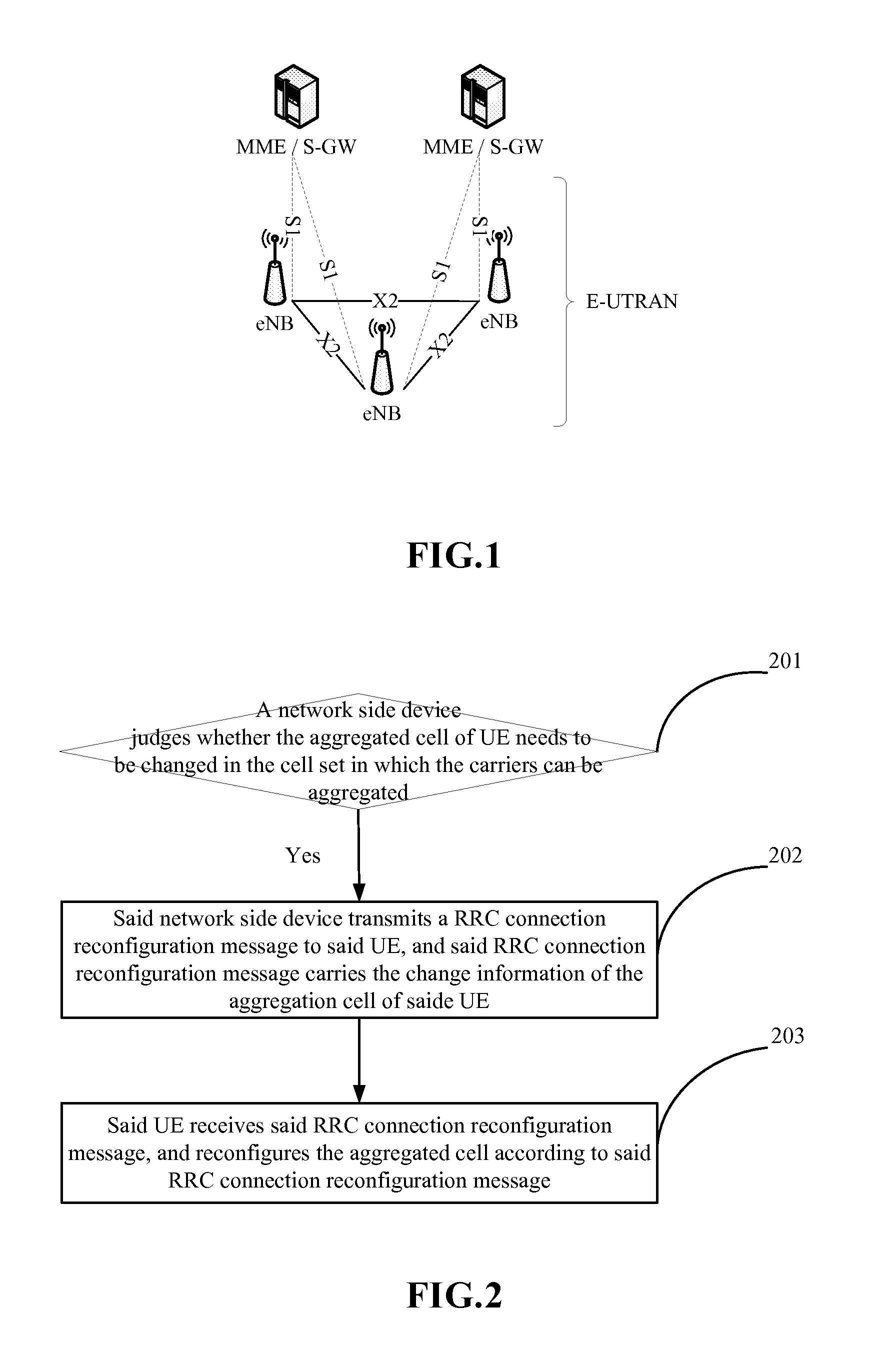 Method, Device and System for Reconfiguring Aggregation Cell