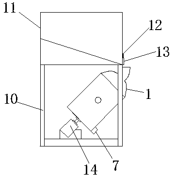 A sesame crushing device