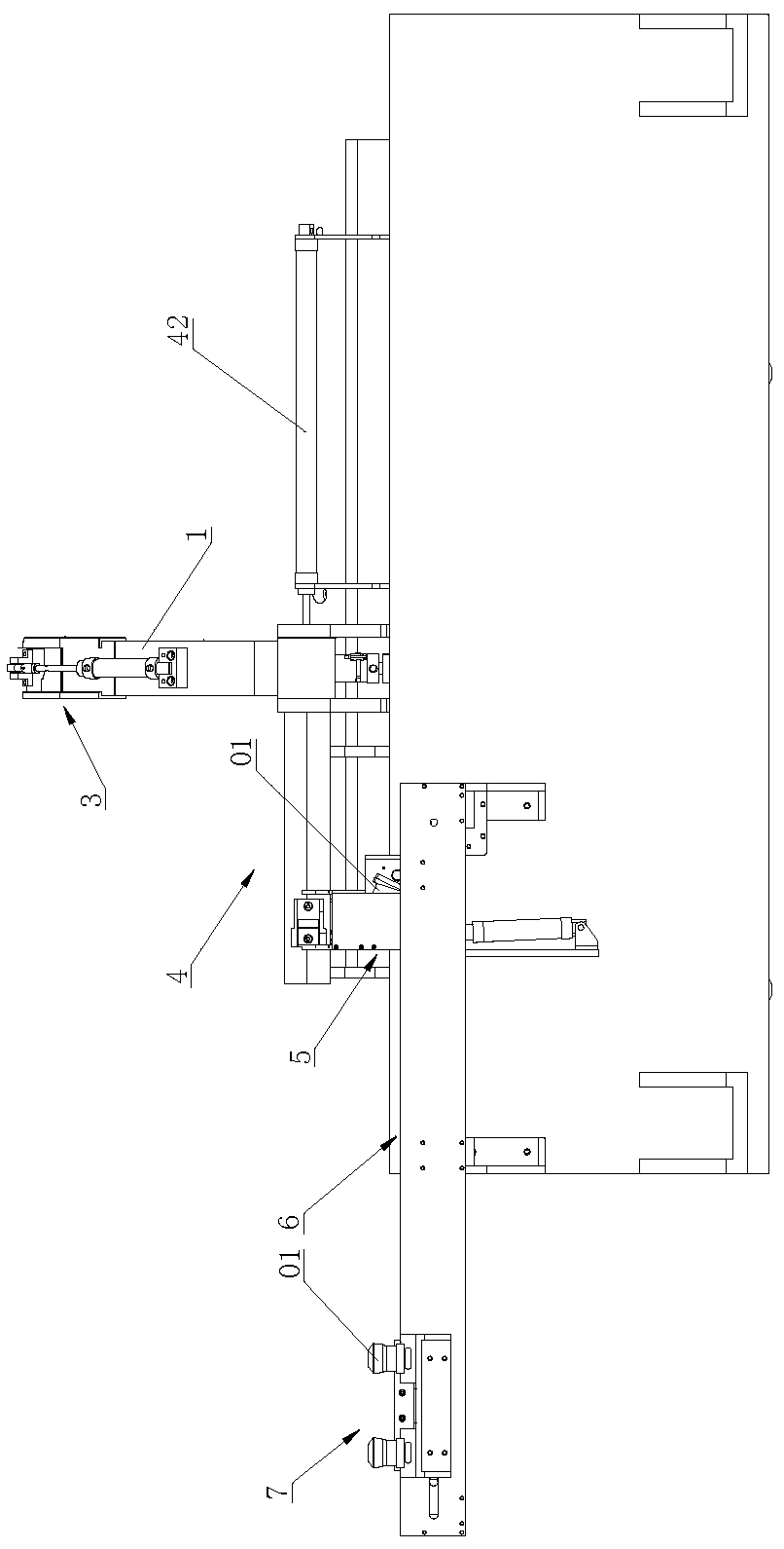 An automatic unloading device