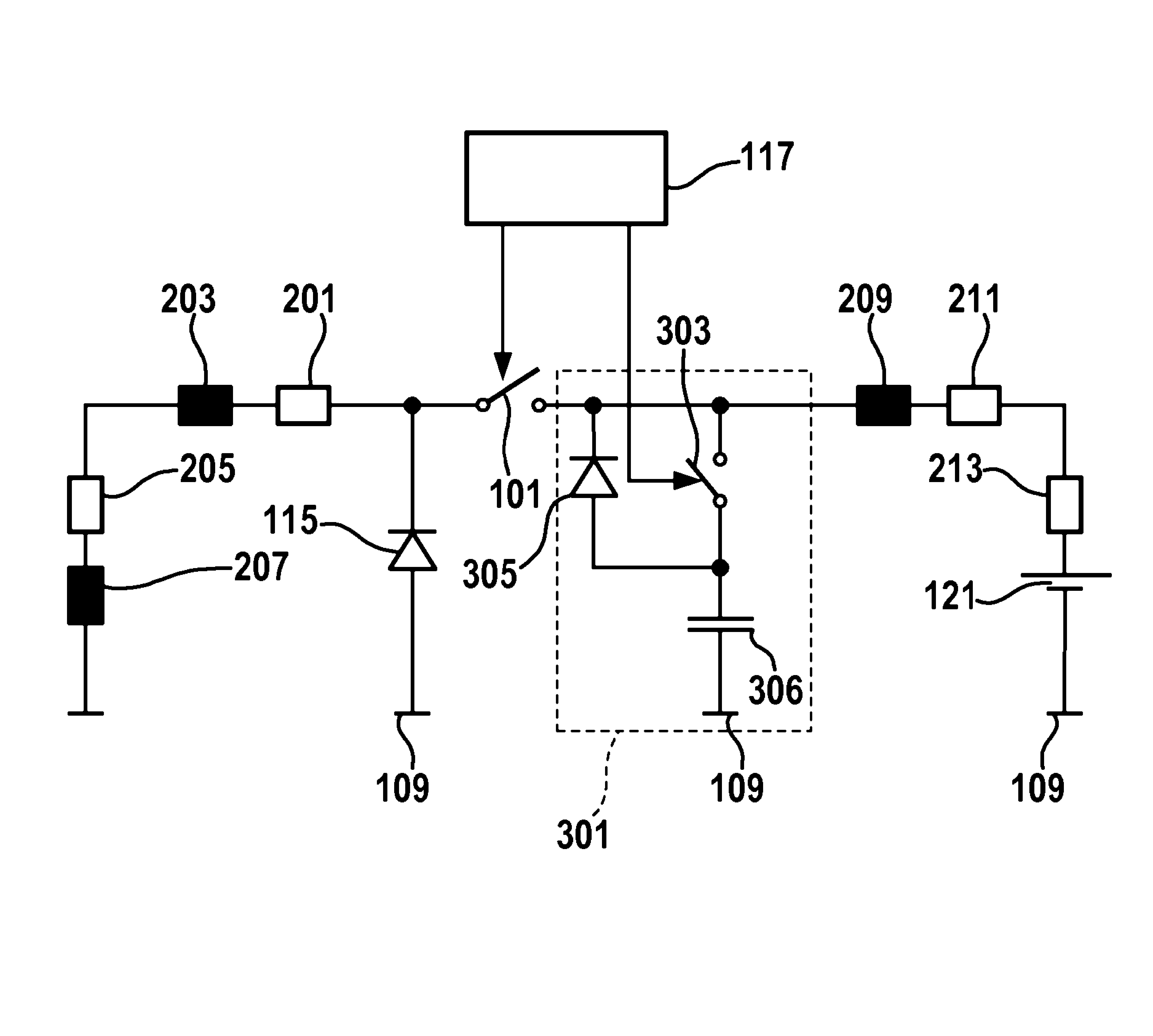 Apparatus for supplying electrical power to an electric motor