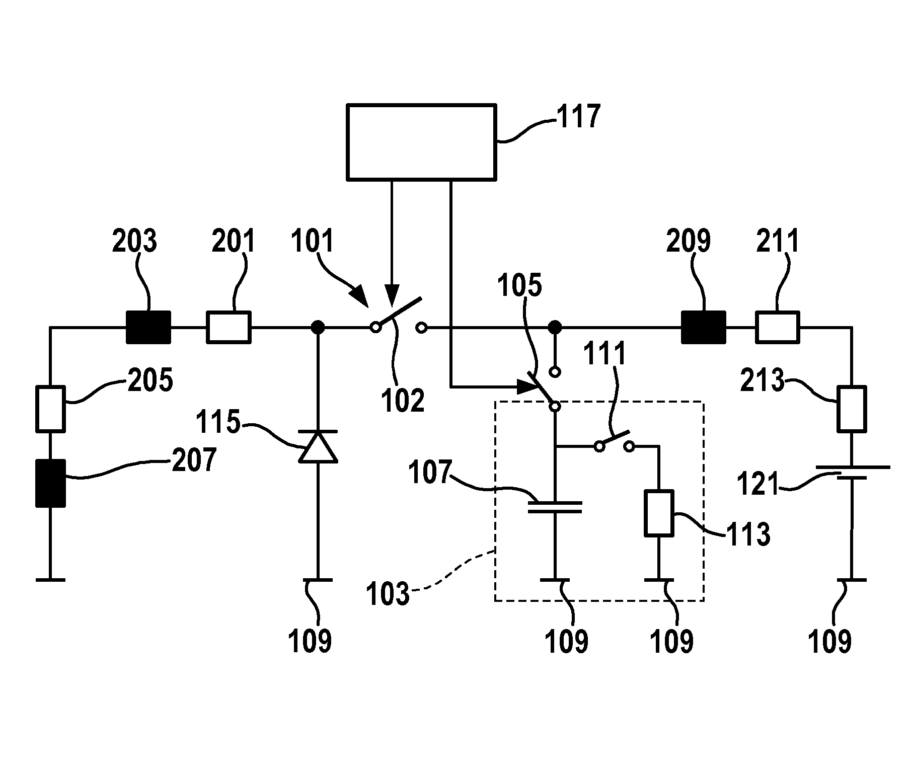 Apparatus for supplying electrical power to an electric motor