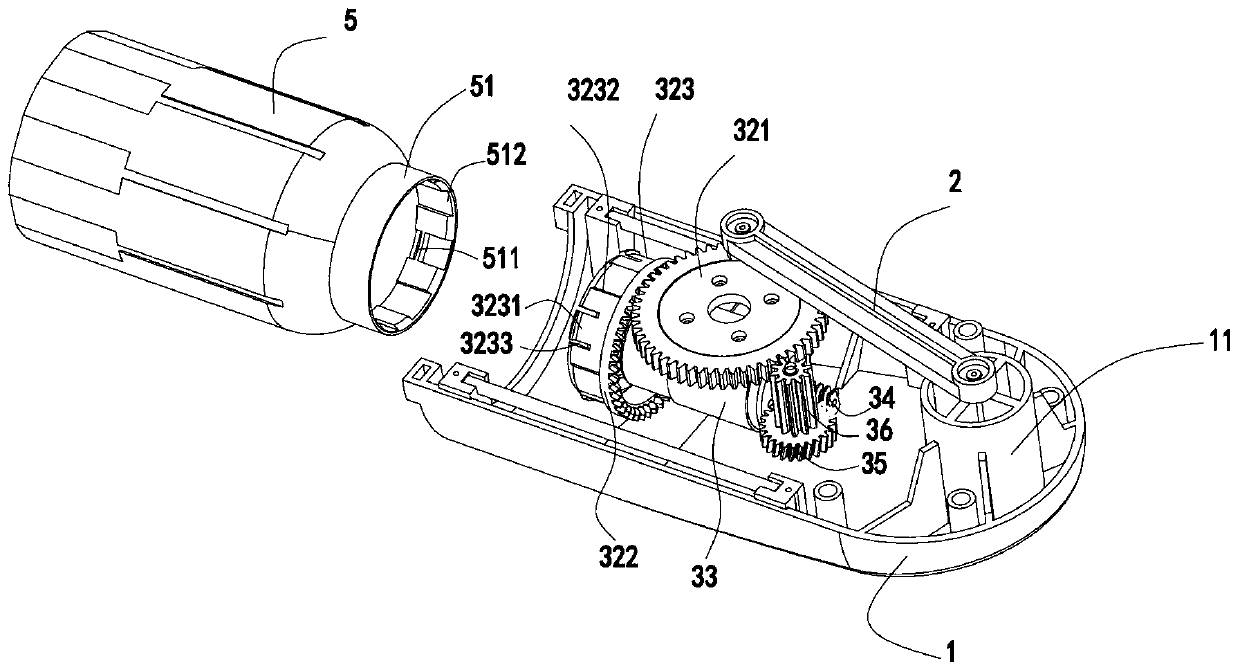 Telescopic rotating device