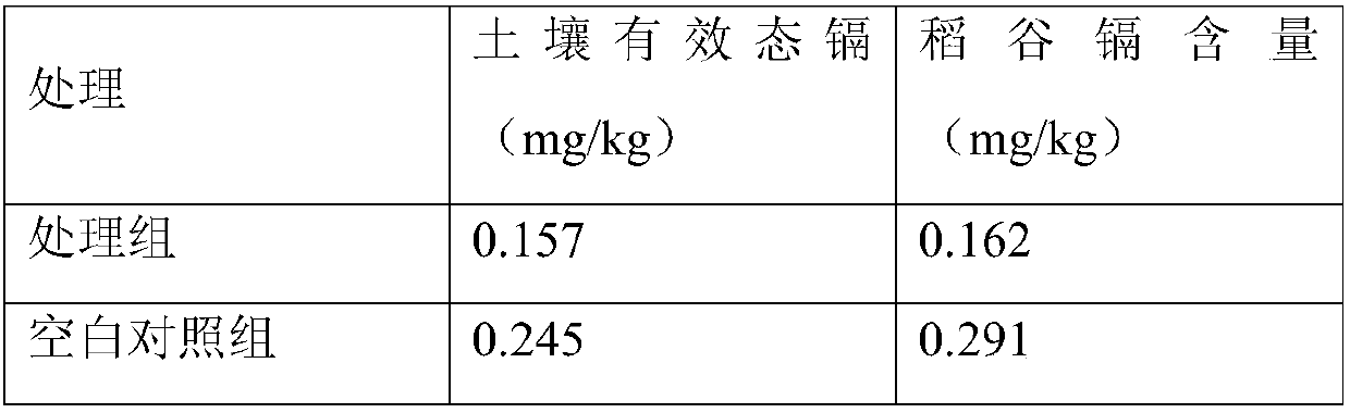Paddy rice soil heavy metal cadmium sustained-release passivating agent and use method thereof