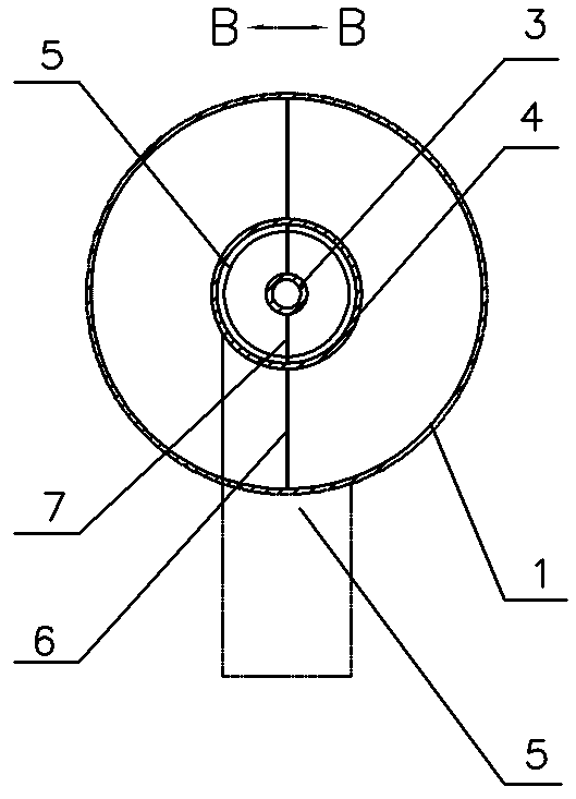 Vortex type extracted gas dilution mixer for coal mine